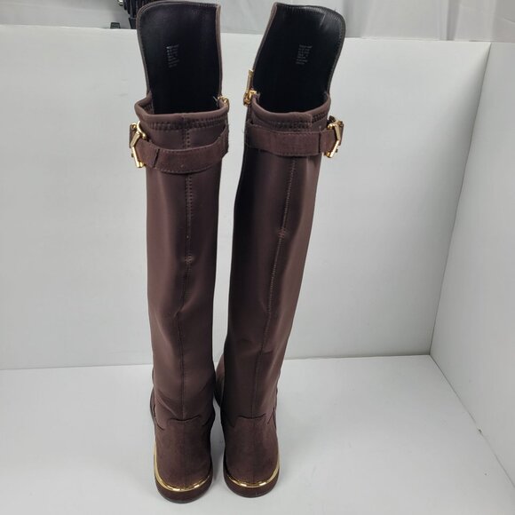Calvin Klein Presley Women's Over Knee High Brown Boot US Size 9.5 - Picture 4 of 11